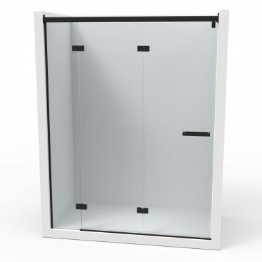 Mampara de ducha Rhea Mix2 negro