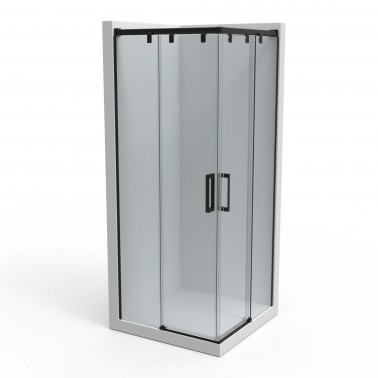 Mampara de ducha Ares6 negro