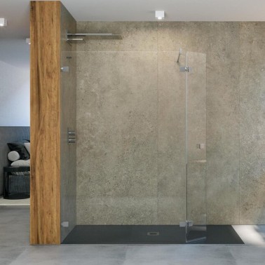 Mampara de ducha D3 Essence fijo y abatible