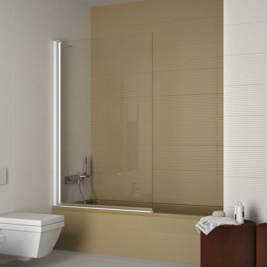 Mampara de bañera D1 Plus Giro abatible