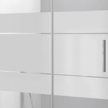 Mampara de ducha Delta fijo y corredera