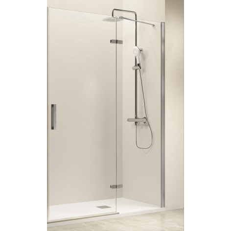 Mampara de ducha Nardi fijo y abatible